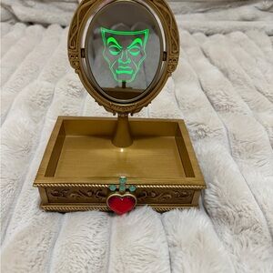 Bath & Body Works Gold Mirror with Green LED Face